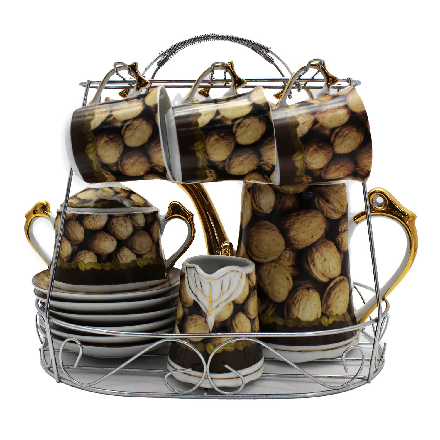 Ceramic Traditional Tea Serving Set 15 Pc Set LKJTTS08